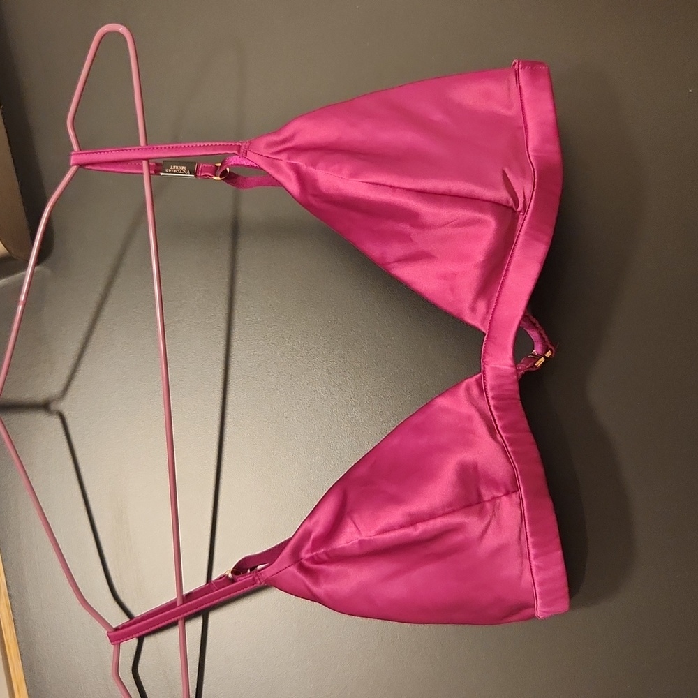Victoria's Secret satin triangle bralette